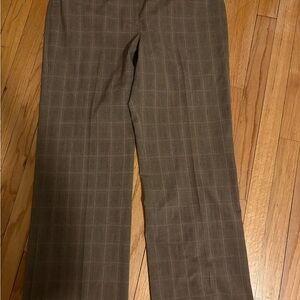 Women’s Brown Plaid Pants